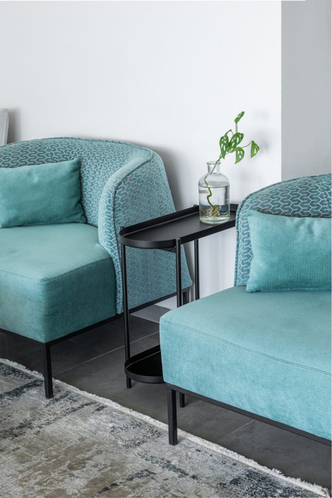 פינת ישיבה מעוצבת